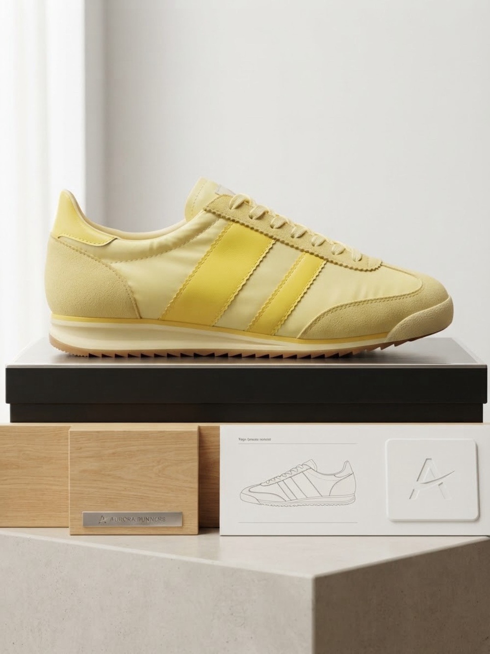 Madden Girl Yellow Retro-Style Women's Sneaker